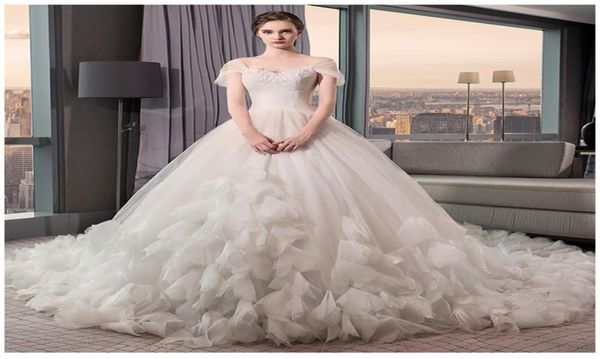 off the shoulder feather spring hand made flowers large tail wedding dress soft tulle ball gowns bridal dresses6833379, White
off the shoulder feather spring hand made flowers large tail wedding dress soft tulle ball gowns bridal dresses6833379, White