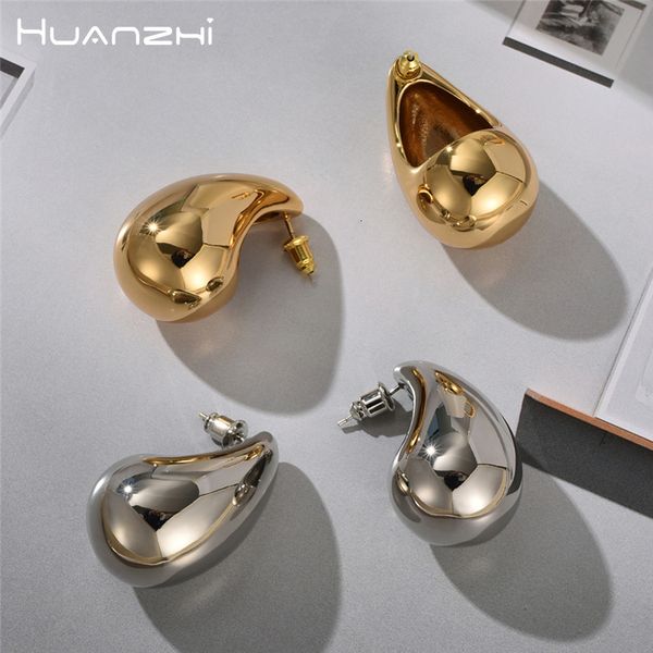 ear cuff huanzhi gold color water drop half empty big stud earrings for women girl brass metal simple trendy charm jewelry ins style 230630, Silver
ear cuff huanzhi gold color water drop half empty big stud earrings for women girl brass metal simple trendy charm jewelry ins style 230630, Silver