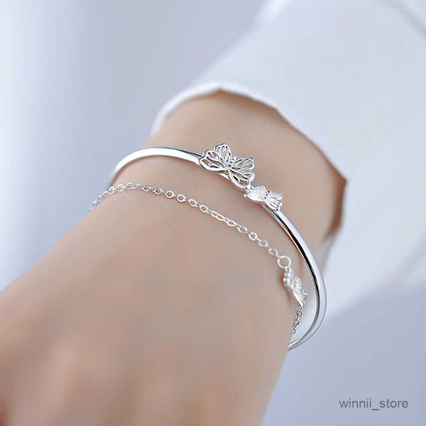 charm bracelets fashion bangle bracelet silver color double layer tassel chain bracelet for women girls r230701, Golden;silver
charm bracelets fashion bangle bracelet silver color double layer tassel chain bracelet for women girls r230701, Golden;silver