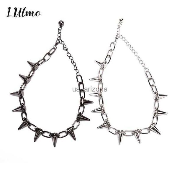 new rivets chokers punk goth handmade ccb material choker necklace spike rivet necklace rock gothic chokers l230620, Silver
new rivets chokers punk goth handmade ccb material choker necklace spike rivet necklace rock gothic chokers l230620, Silver