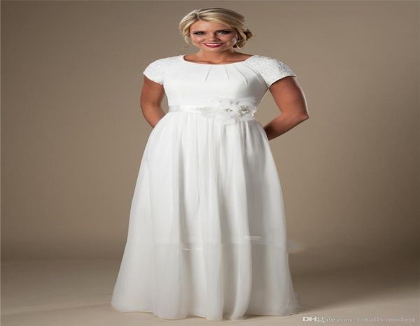 ivory beaded chiffon beach modest wedding dresses with cap sleeves aline temple bridal gowns informal summer wedding gowns new ch7988081, White
ivory beaded chiffon beach modest wedding dresses with cap sleeves aline temple bridal gowns informal summer wedding gowns new ch7988081, White