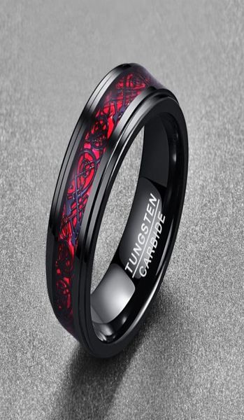 band rings brand bijoux man039s jewelry electroplated inlaid red opal paper black dragon tread step tungsten 2211093519057, Silver
band rings brand bijoux man039s jewelry electroplated inlaid red opal paper black dragon tread step tungsten 2211093519057, Silver