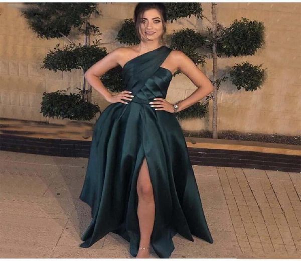 elegant one shoulder dark green satin arabic evening dresses side slit formal evening party dresses women long prom dress ves2747293, Black;red
elegant one shoulder dark green satin arabic evening dresses side slit formal evening party dresses women long prom dress ves2747293, Black;red