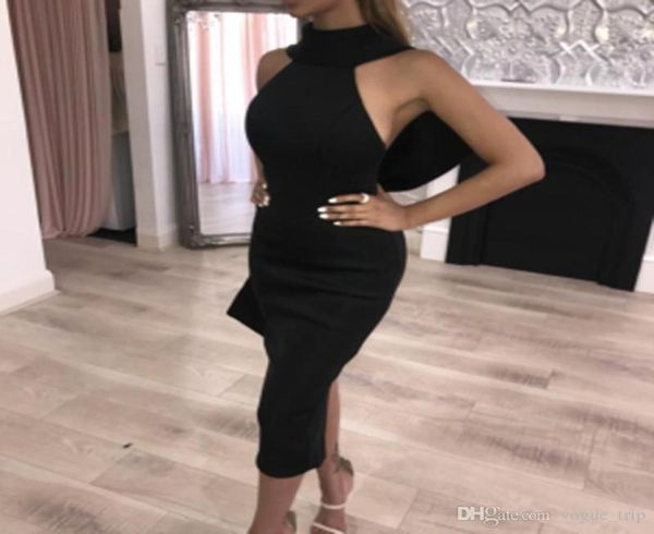 short little back prom dresses cocktail dresses women backless sleeveless halter sheath tea length party dress formal graduat1810065, Black
short little back prom dresses cocktail dresses women backless sleeveless halter sheath tea length party dress formal graduat1810065, Black