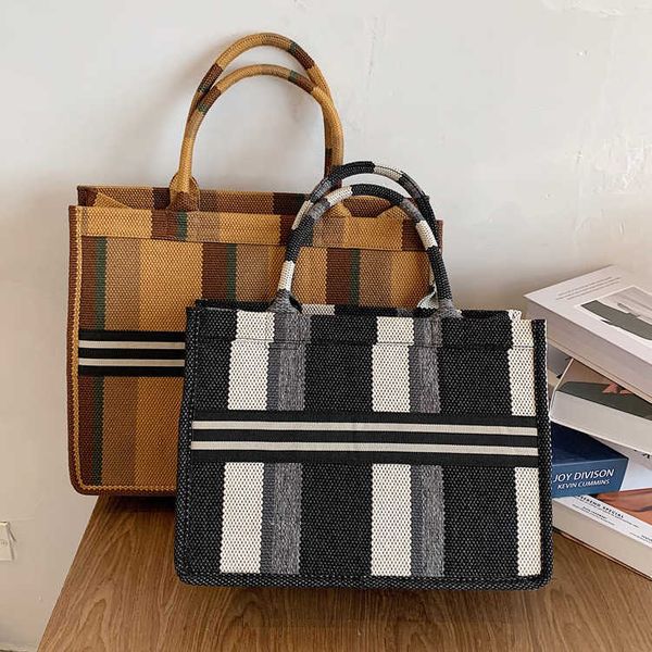 shoulder bags woman women handbag canvas big designer handbags tote for color matching weave 230426
shoulder bags woman women handbag canvas big designer handbags tote for color matching weave 230426