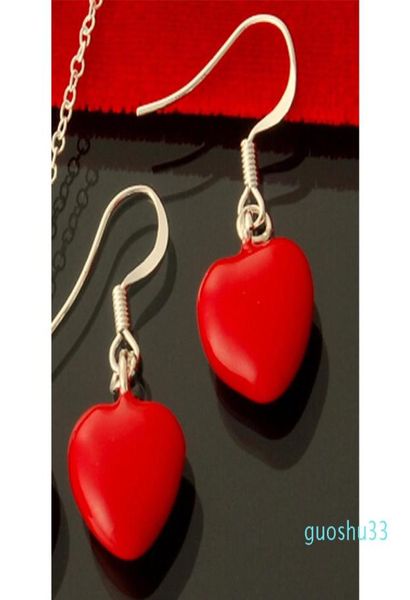 925 sterling silver red enamel painted heart drop earrings for women dangle earring sterling silver earring2560210
925 sterling silver red enamel painted heart drop earrings for women dangle earring sterling silver earring2560210