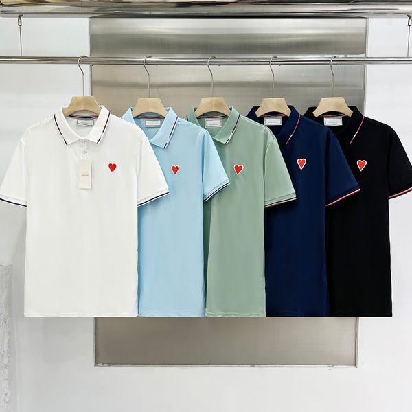 paris mens shorts designer shorts sleeve polo short sleeve love embroidery fashion casual business short sleeve five colors, White;black
paris mens shorts designer shorts sleeve polo short sleeve love embroidery fashion casual business short sleeve five colors, White;black