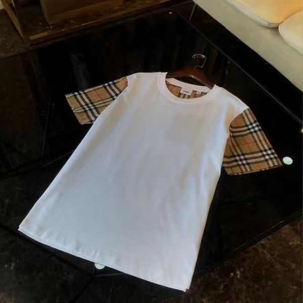 mens t shirt designer for men womens shirts fashion spliced plaid tshirt with letters casual summer short sleeve man tees woman clothing, White;black
mens t shirt designer for men womens shirts fashion spliced plaid tshirt with letters casual summer short sleeve man tees woman clothing, White;black