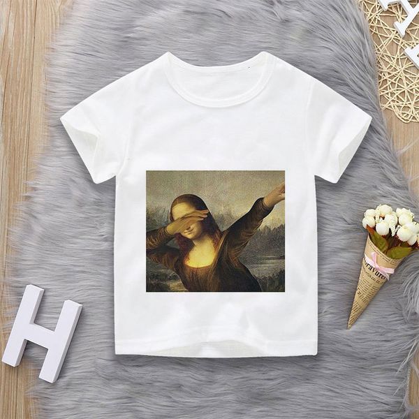 clothing sets retro short sleeve oil painting painted girl tshirt children fun prank mona lisa baby boy fashion round neck kids 230630, White
clothing sets retro short sleeve oil painting painted girl tshirt children fun prank mona lisa baby boy fashion round neck kids 230630, White