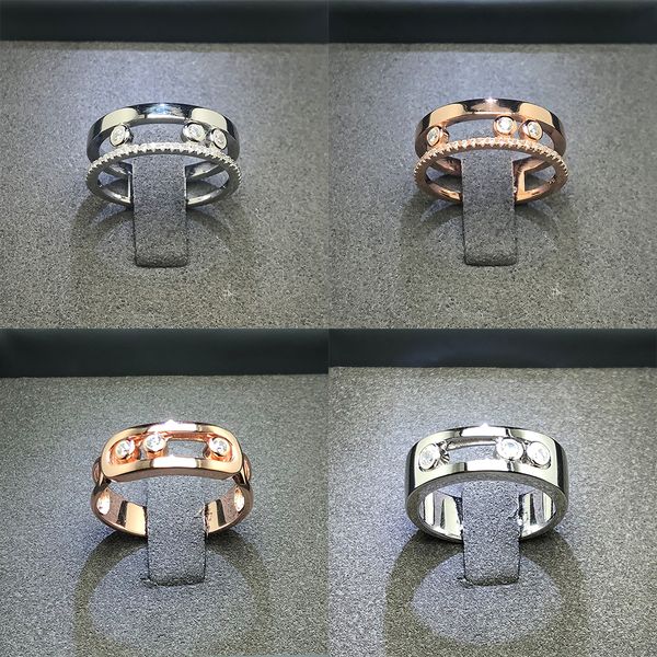 with side stones 925 sterling silver french luxury jewelry move romane ring couple plating gold three diamond mobile ring 230630
with side stones 925 sterling silver french luxury jewelry move romane ring couple plating gold three diamond mobile ring 230630
