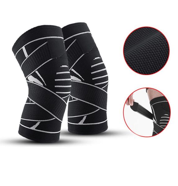 sports fitness knitted knee support pads bandage braces elastic nylon sport compression sleeve for basketball3724384, Black;gray
sports fitness knitted knee support pads bandage braces elastic nylon sport compression sleeve for basketball3724384, Black;gray
