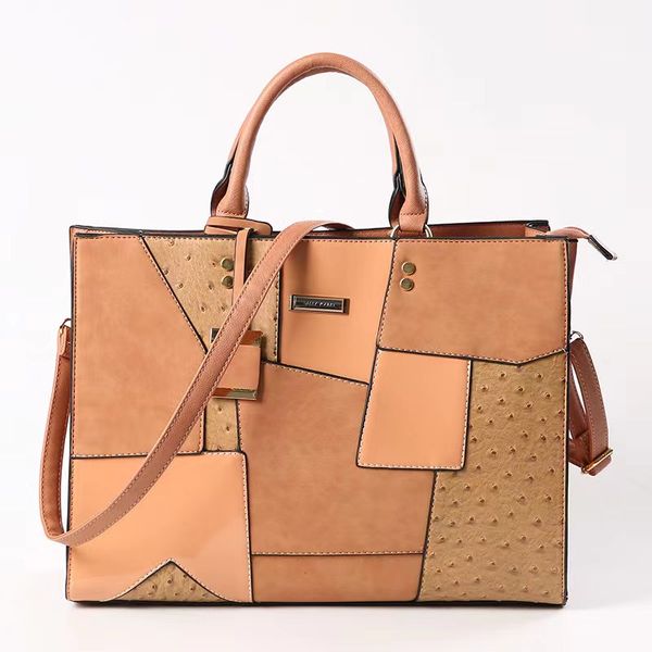 women's bag genuine leather pu contrast panel handbag large capacity tote bag single shoulder crossbody women's bag
women's bag genuine leather pu contrast panel handbag large capacity tote bag single shoulder crossbody women's bag