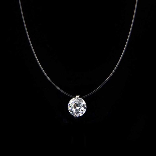 poputton female transparent fishing line necklace silver plated invisible chain women rhinestone choker necklace collier femme l230620
poputton female transparent fishing line necklace silver plated invisible chain women rhinestone choker necklace collier femme l230620