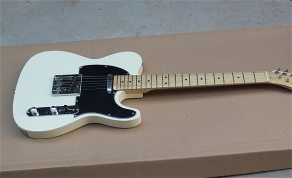 custom shop telecaster white electric guitar tele basswood body dot inlay maple fingerboard black pickguard chrome hardware
custom shop telecaster white electric guitar tele basswood body dot inlay maple fingerboard black pickguard chrome hardware