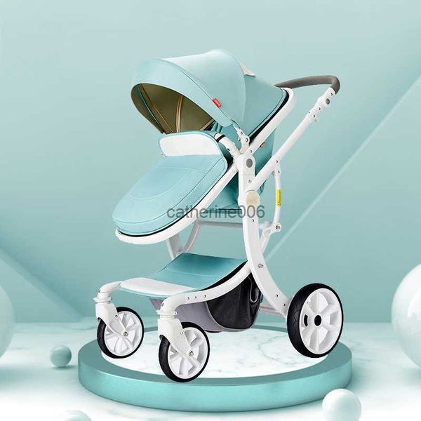2023 new baby stroller 2 in 1 luxury baby carriage high landscape travel stroller folding newborn pram car trolley pushchair l230625
2023 new baby stroller 2 in 1 luxury baby carriage high landscape travel stroller folding newborn pram car trolley pushchair l230625