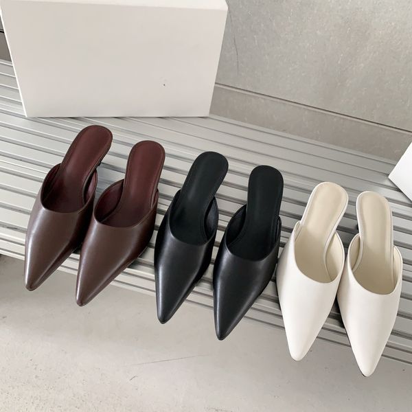 totem loafers sandals designer women leather low heel sandal -quality luxury summer pumps dress wedding office mueller shoes, Black
totem loafers sandals designer women leather low heel sandal -quality luxury summer pumps dress wedding office mueller shoes, Black
