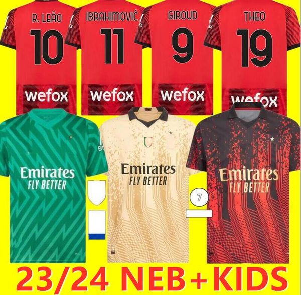 ibrahimovic 23 24 soccer jerseys ac milans giroud koche de ketelaere r. leao tonali theo football shirt 2023 2024 special fourth 4th men kid, Black;yellow
ibrahimovic 23 24 soccer jerseys ac milans giroud koche de ketelaere r. leao tonali theo football shirt 2023 2024 special fourth 4th men kid, Black;yellow