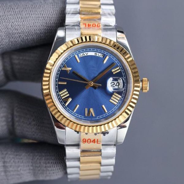 2023 classic men mens watch 41mm automatic watches platinum movement mechanical sapphire sweeping master rollie stainless steel daydates wat, Slivery;brown
2023 classic men mens watch 41mm automatic watches platinum movement mechanical sapphire sweeping master rollie stainless steel daydates wat, Slivery;brown