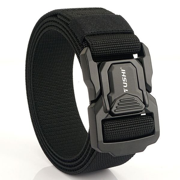belts metal quick release pluggable buckle tactical belt breathable elastic belt for men cowboy outdoor stretch waistband hunting 230630, Black;brown
belts metal quick release pluggable buckle tactical belt breathable elastic belt for men cowboy outdoor stretch waistband hunting 230630, Black;brown