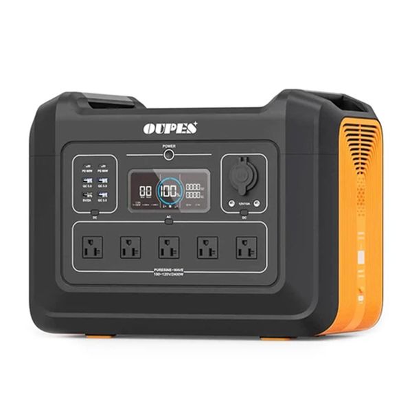oupes 2400w portable power station, 2232wh lifepo4 battery solar generator, 14 outputs, 60w pd fast charging - us plug
oupes 2400w portable power station, 2232wh lifepo4 battery solar generator, 14 outputs, 60w pd fast charging - us plug