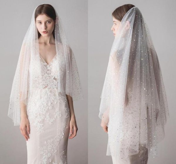 fantastic whiteivory double layers shiny sequins fitted bridal wedding short fingertip length veil with comb cpa14256077727, Black
fantastic whiteivory double layers shiny sequins fitted bridal wedding short fingertip length veil with comb cpa14256077727, Black
