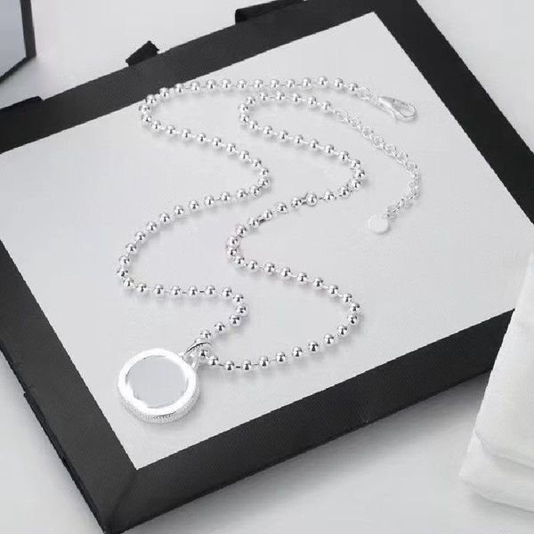 with box classic luxury double letter pendant necklace g designer necklaces vintage luxury jewelry valentines day circle sweater, Silver
with box classic luxury double letter pendant necklace g designer necklaces vintage luxury jewelry valentines day circle sweater, Silver