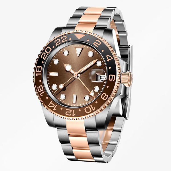 luxury watch montre femme montres men's movement retro automatic mechanical 40mm reloj mujer sapphire glass lens waterproof watches, Slivery;brown
luxury watch montre femme montres men's movement retro automatic mechanical 40mm reloj mujer sapphire glass lens waterproof watches, Slivery;brown