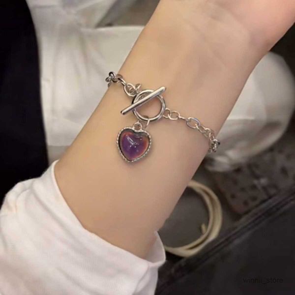 charm bracelets silver color heart love pendant bracelet for women temperature control color change stone hand chain summer beach jewelry r2, Golden;silver
charm bracelets silver color heart love pendant bracelet for women temperature control color change stone hand chain summer beach jewelry r2, Golden;silver