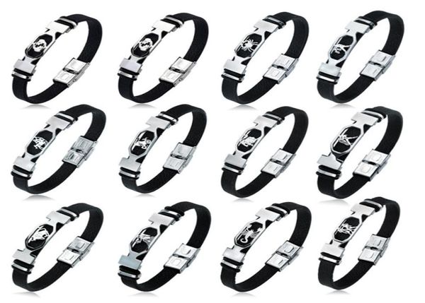 european and american fashion bangle 12 constellation stainless steel cuff men039s women039s black leather wrapped bracelet 6626145
european and american fashion bangle 12 constellation stainless steel cuff men039s women039s black leather wrapped bracelet 6626145