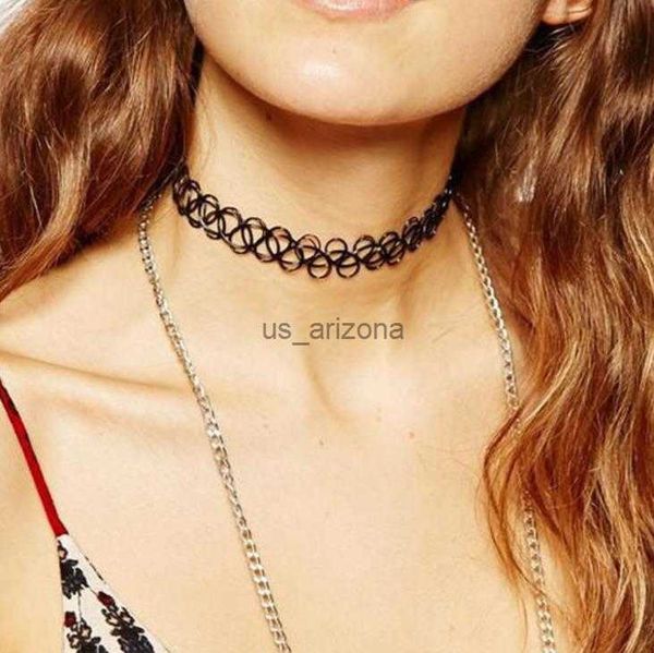 2018 vintage retro black plastic choker necklace women chokers necklaces stretch punk fishing line weave tattoo choker l230620, Silver
2018 vintage retro black plastic choker necklace women chokers necklaces stretch punk fishing line weave tattoo choker l230620, Silver