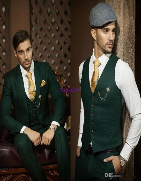 2019 wedding tuxedos dark hunter green groom tuxedos notch lapel men blazer prom suit business suit jacketpantsvesttiekerchie6028577, Black;gray
2019 wedding tuxedos dark hunter green groom tuxedos notch lapel men blazer prom suit business suit jacketpantsvesttiekerchie6028577, Black;gray