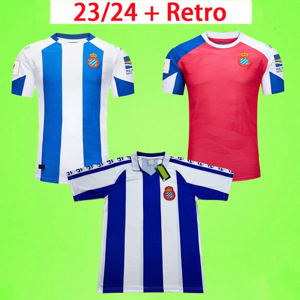 retro 1984 1989 rcd espanyol r.d.t soccer jerseys 22 23 24 home away 2023 2024 football shirt puado braithwaite uniforms 84 89 melamed darde, Black;yellow
retro 1984 1989 rcd espanyol r.d.t soccer jerseys 22 23 24 home away 2023 2024 football shirt puado braithwaite uniforms 84 89 melamed darde, Black;yellow