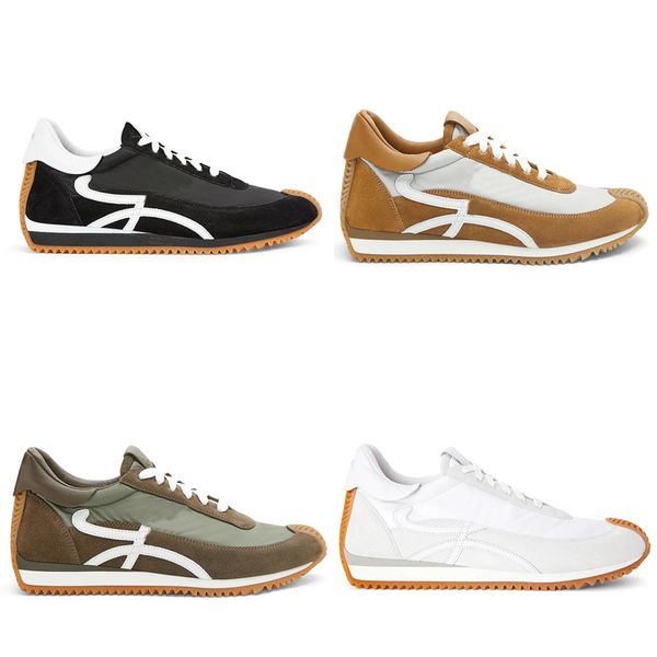 designer nylon suede smooth sports running casual shoes luxury goods high rubber low lace up dermis men sneaker, Black
designer nylon suede smooth sports running casual shoes luxury goods high rubber low lace up dermis men sneaker, Black