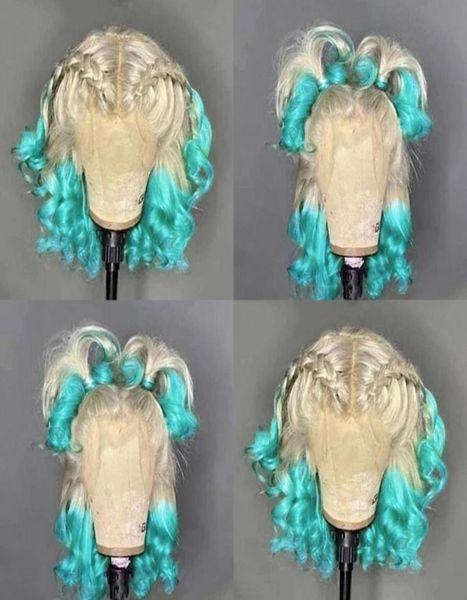 2021 fashion 360 frontal short wavy wigs blonde ombre green color brazilian hair synthetic lace front wig for women cosplay7485805, Black
2021 fashion 360 frontal short wavy wigs blonde ombre green color brazilian hair synthetic lace front wig for women cosplay7485805, Black