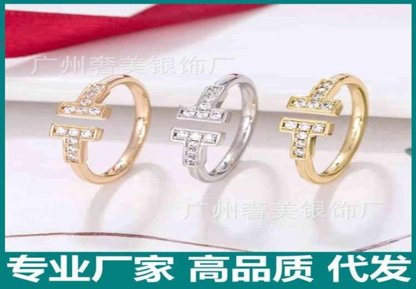 high version double t ring opening full diamond pure silver plated 18k rose gold ttype light luxury high sense couple pair6100125
high version double t ring opening full diamond pure silver plated 18k rose gold ttype light luxury high sense couple pair6100125