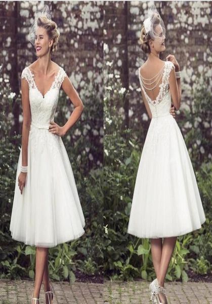 elegant tealength wedding gowns v neck cap sleeves appliques lace tulle ball gown short wedding dresses2870126, White
elegant tealength wedding gowns v neck cap sleeves appliques lace tulle ball gown short wedding dresses2870126, White