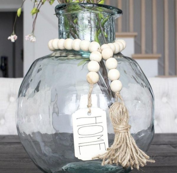 wood bead garland with tassels and diy tag ecofriendly natural handmade northern europe style farmhouse decoration8695386
wood bead garland with tassels and diy tag ecofriendly natural handmade northern europe style farmhouse decoration8695386