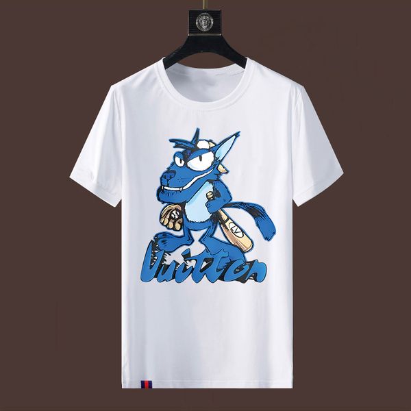 2023 summer cotton cartoon print men's t-shirts crew neck short-sleeve casual men's tees fb001, White;black
2023 summer cotton cartoon print men's t-shirts crew neck short-sleeve casual men's tees fb001, White;black