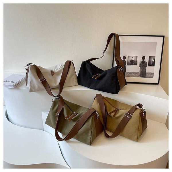 canvas large capacity bag for women new fashion one shoulder crossbody bag popular texture casual versatile pillow bag
canvas large capacity bag for women new fashion one shoulder crossbody bag popular texture casual versatile pillow bag