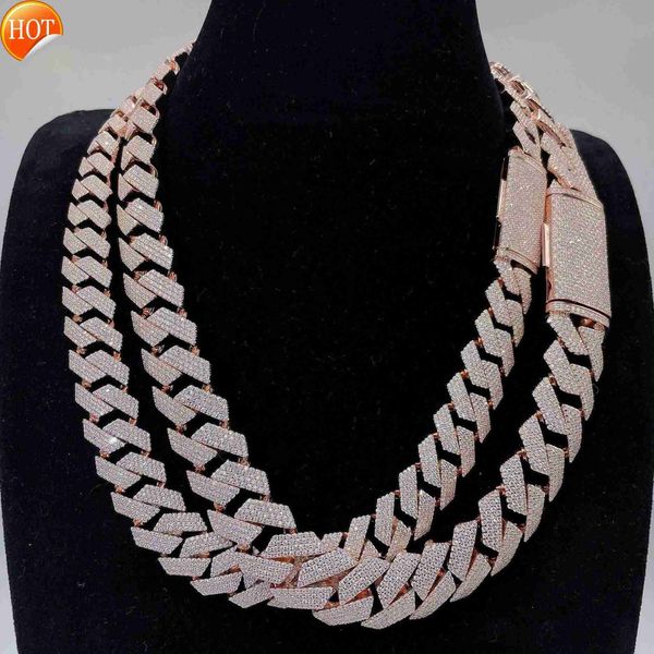 hip hop 925 sterling silver vvs moissanite diamond jewelry cuban link chains necklace for men women
hip hop 925 sterling silver vvs moissanite diamond jewelry cuban link chains necklace for men women