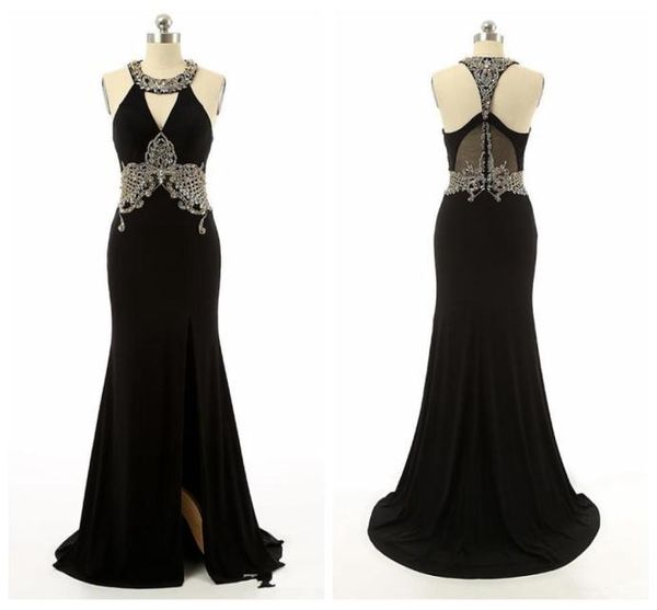 2017 real image elegant mermaid evening dresses sweep train beaded rhinestone formal special occasion party gowns 9942140, Black;red
2017 real image elegant mermaid evening dresses sweep train beaded rhinestone formal special occasion party gowns 9942140, Black;red