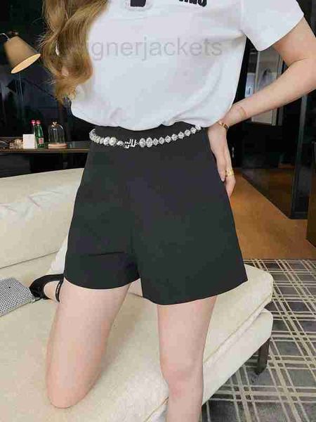 women's shorts designer spring/summer new crystal chain high waist a-edition show legs on the upper body thin spicy girls' pants a, White;black
women's shorts designer spring/summer new crystal chain high waist a-edition show legs on the upper body thin spicy girls' pants a, White;black