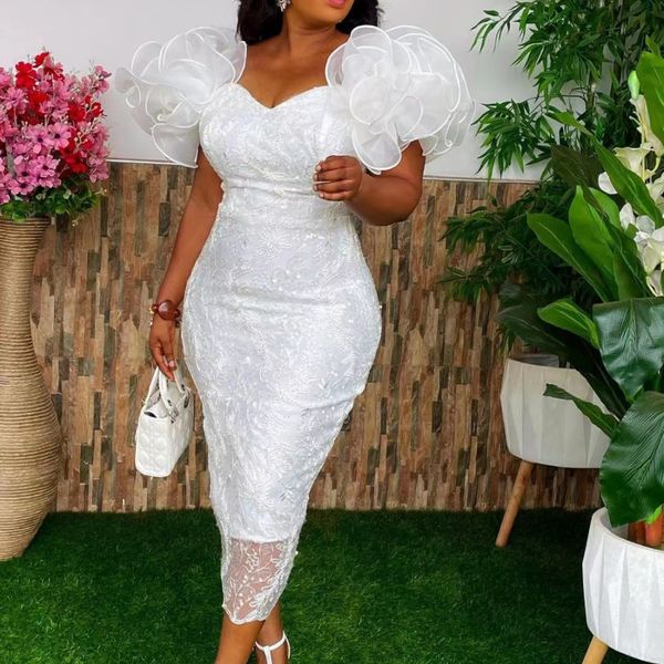 basic casual dresses wear 2023 heavy industry sequin lace mesh puff sleeve dress african women s short pure color mid long 230701, Black;gray
basic casual dresses wear 2023 heavy industry sequin lace mesh puff sleeve dress african women s short pure color mid long 230701, Black;gray