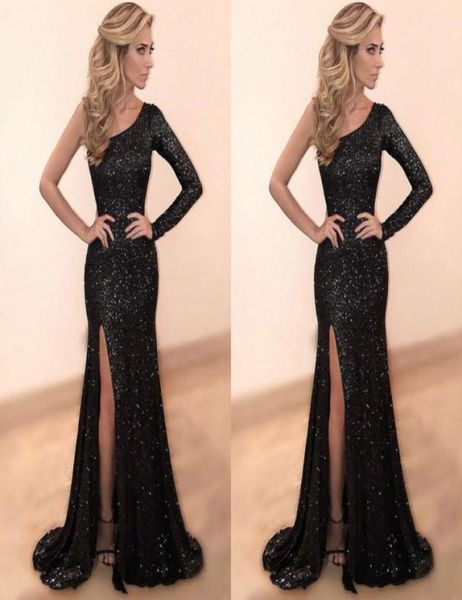 shinning sequined black one shoulder prom dresses long high side split mermaid evening dress sweep train homecoming par1883425
shinning sequined black one shoulder prom dresses long high side split mermaid evening dress sweep train homecoming par1883425