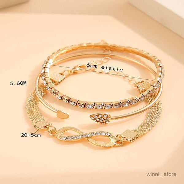 charm bracelets for set love opening bracelet design creative simple lucky bracelet for women r230701, Golden;silver
charm bracelets for set love opening bracelet design creative simple lucky bracelet for women r230701, Golden;silver