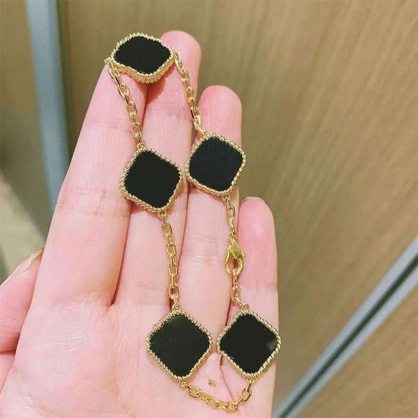 designer bracelet luxury bracelet love bangle van clover bracelet chain 18k gold plated bracelets for women gold heart bracelet gold jewelry, Black
designer bracelet luxury bracelet love bangle van clover bracelet chain 18k gold plated bracelets for women gold heart bracelet gold jewelry, Black