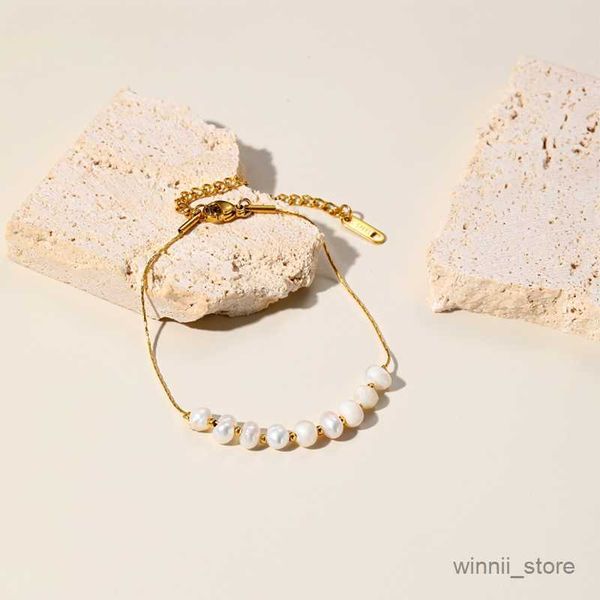 charm bracelets natural freshwater pearl stainless steel bracelet gold light luxury design hand jewelry women direct r230701, Golden;silver
charm bracelets natural freshwater pearl stainless steel bracelet gold light luxury design hand jewelry women direct r230701, Golden;silver
