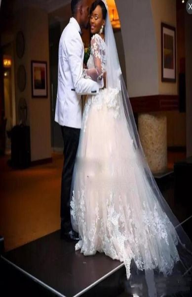 plus size saudi arabia illusion long sleeves wedding dresses lace scoop sheer neckline back covered button wedding dress puffy bri5726949, White
plus size saudi arabia illusion long sleeves wedding dresses lace scoop sheer neckline back covered button wedding dress puffy bri5726949, White