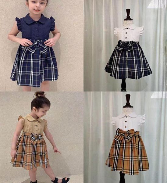 designer girls plaid dresses 2021 summer children bow ruffle fly sleeve dress kids cotton lattice clothing a68287092511, Red;yellow
designer girls plaid dresses 2021 summer children bow ruffle fly sleeve dress kids cotton lattice clothing a68287092511, Red;yellow