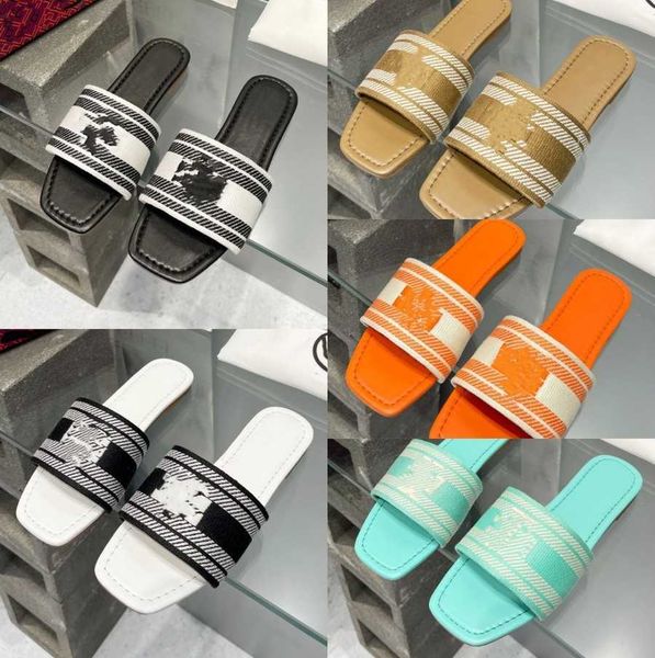 original to stripe ry sandals slides designer sandal miller embroidery jacquard canvas fabric women luxury slippers to 2023 ries flip flops, Black
original to stripe ry sandals slides designer sandal miller embroidery jacquard canvas fabric women luxury slippers to 2023 ries flip flops, Black